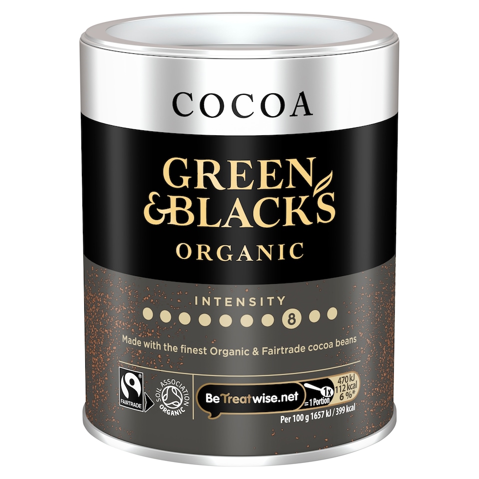Green & Blacks Organic Cocoa Fair Trade 125G