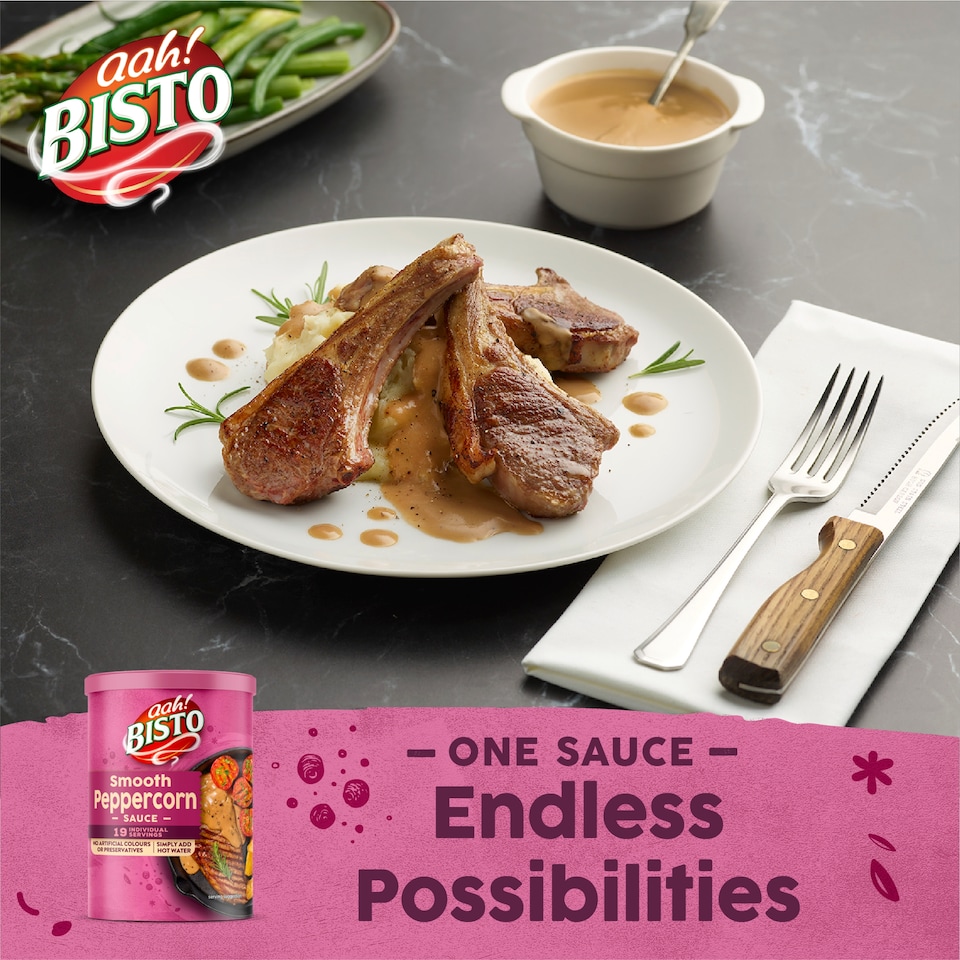 image 1 of Bisto Smooth Peppercorn Sauce Mix 170g