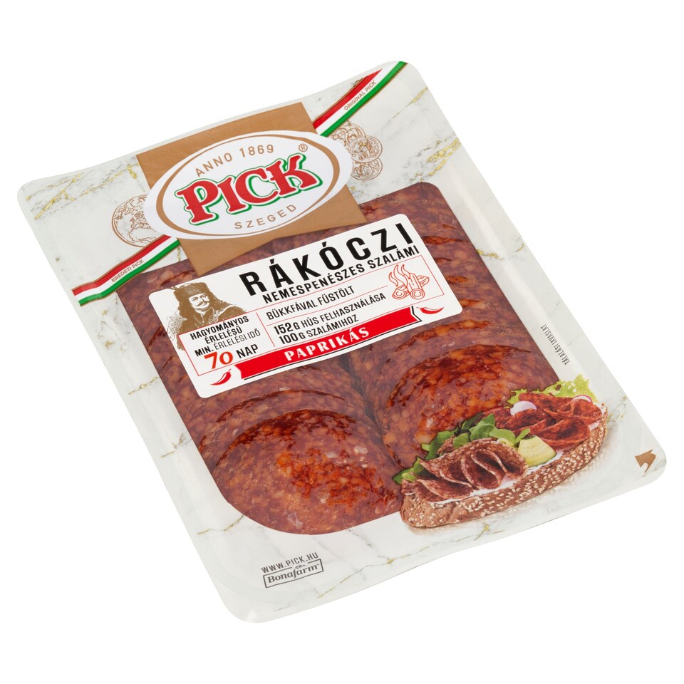 PICK Rákoczi Sliced Noble Mold Paprika Salami 80 g