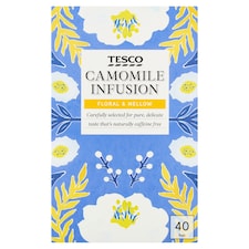 Tesco Camomile Infusion 40 Bags 60G