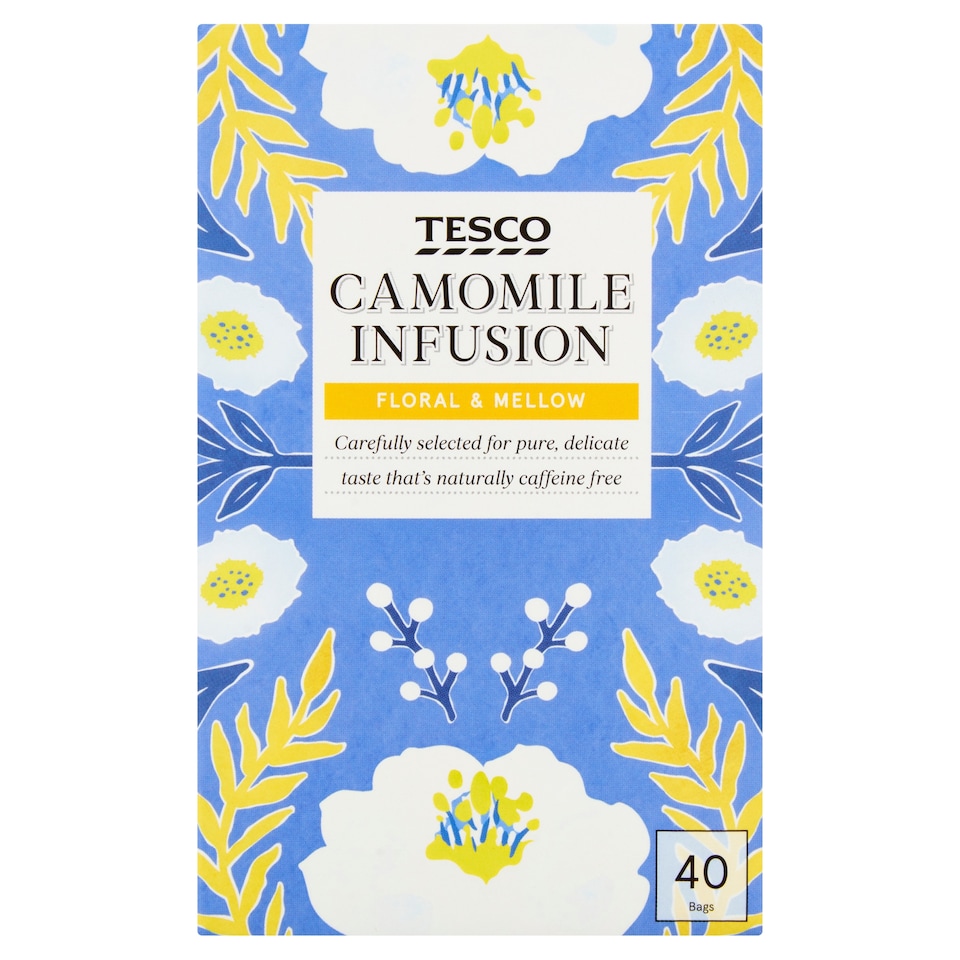 Tesco Camomile Infusion 40 Bags 60G