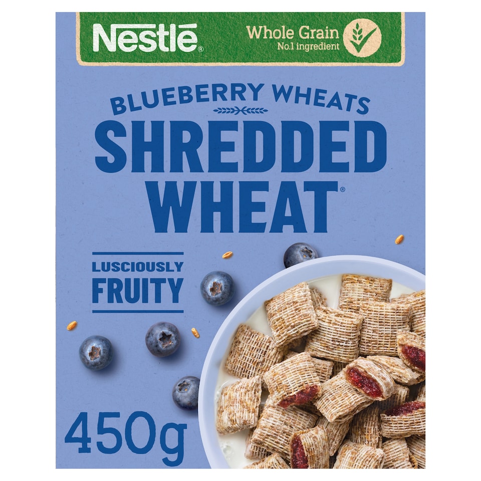image 1 of Nestle Shredded Wheat Blueberry Cereal 450g 