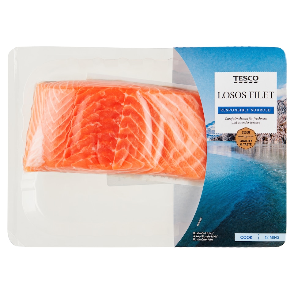Tesco Losos filet s kůži
