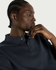 image 1 of F&F Pure Cotton Textured Polo Shirt in Navy
