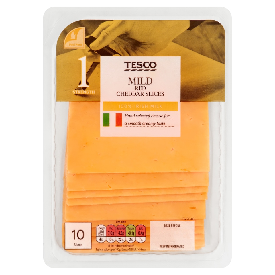 Irish Mild Red Sliced Cheddar 200G