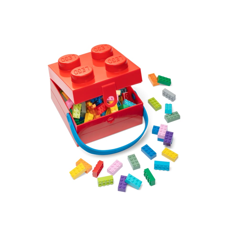 image 1 of LEGO Red Box With Handle 165 x 173 x 116 mm