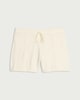 image 4 of OH ME OH MY Cable Knit Drawstring Shorts in Cream