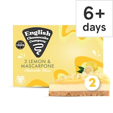 English Cheesecake Company 2 Lemon & Mascarpone Cheesecake Slices 180g