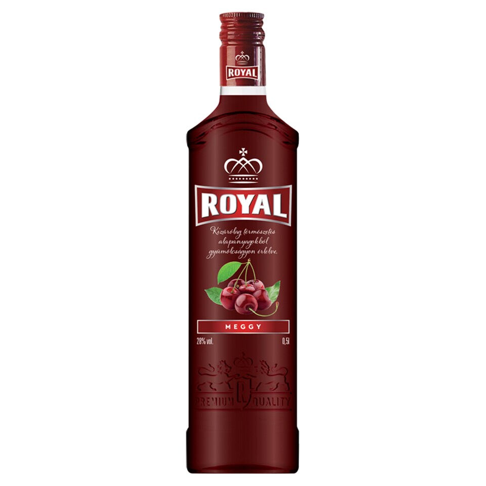 Royal meggy likőr 28% 0,5 l