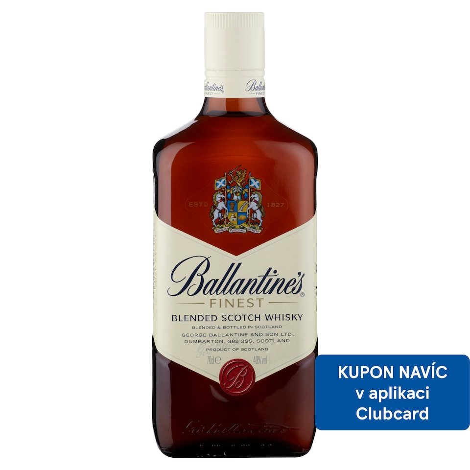 Obrázek 1 pro produkt Ballantine's Finest Skotská whisky 70cl