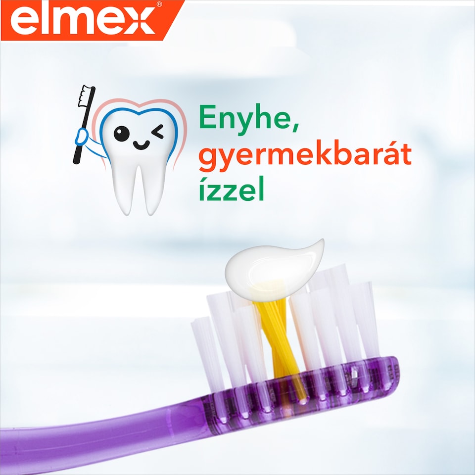 elmex Junior gyerek fogkrém 6-12 éves gyermekeknek 75 ml  1. kép