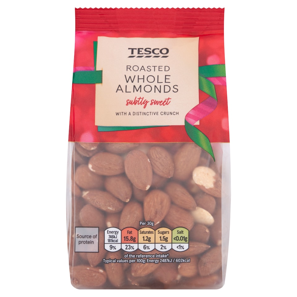 Tesco Roasted Almonds 225G