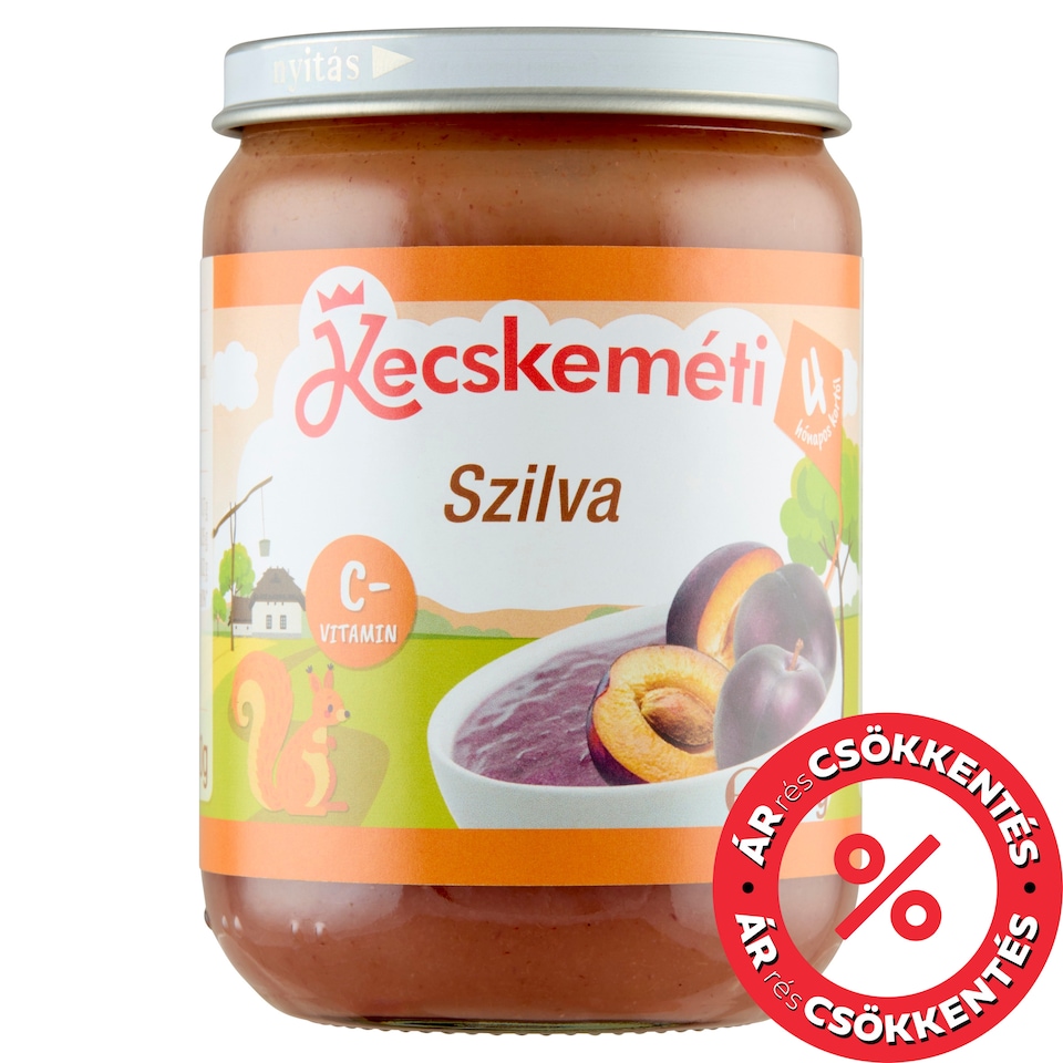 Kecskeméti Plum Baby Dessert 4 Months+ 190 g