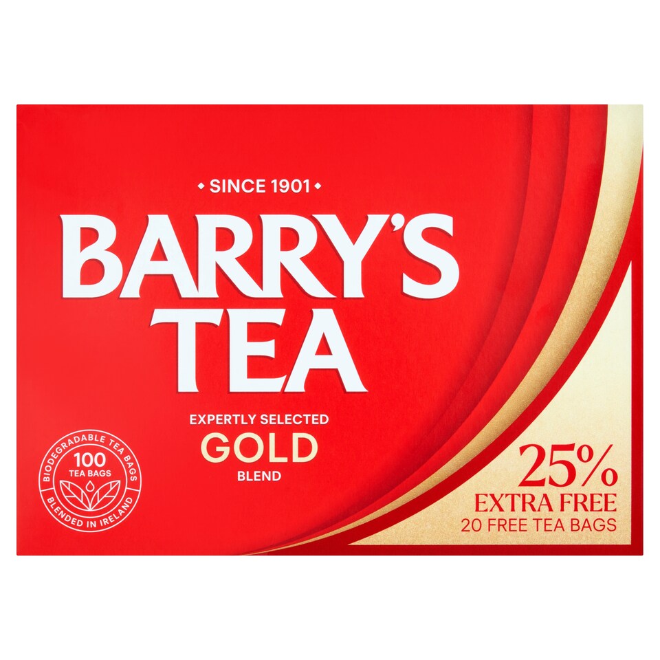 Barry's Tea Gold Blend 80 Teabags 250G
