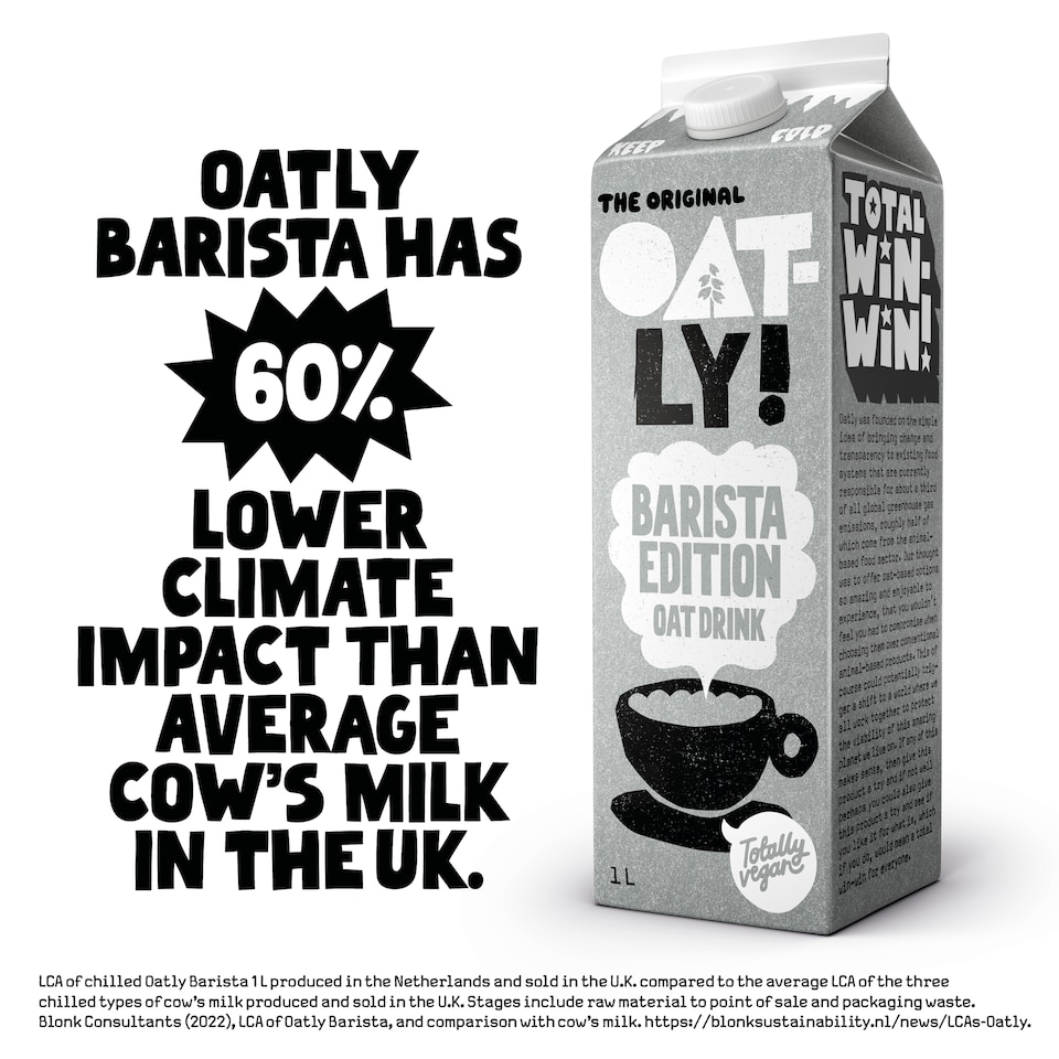 image 1 of Oatly The Original Barista Edition Oat Chilled Drink 1L