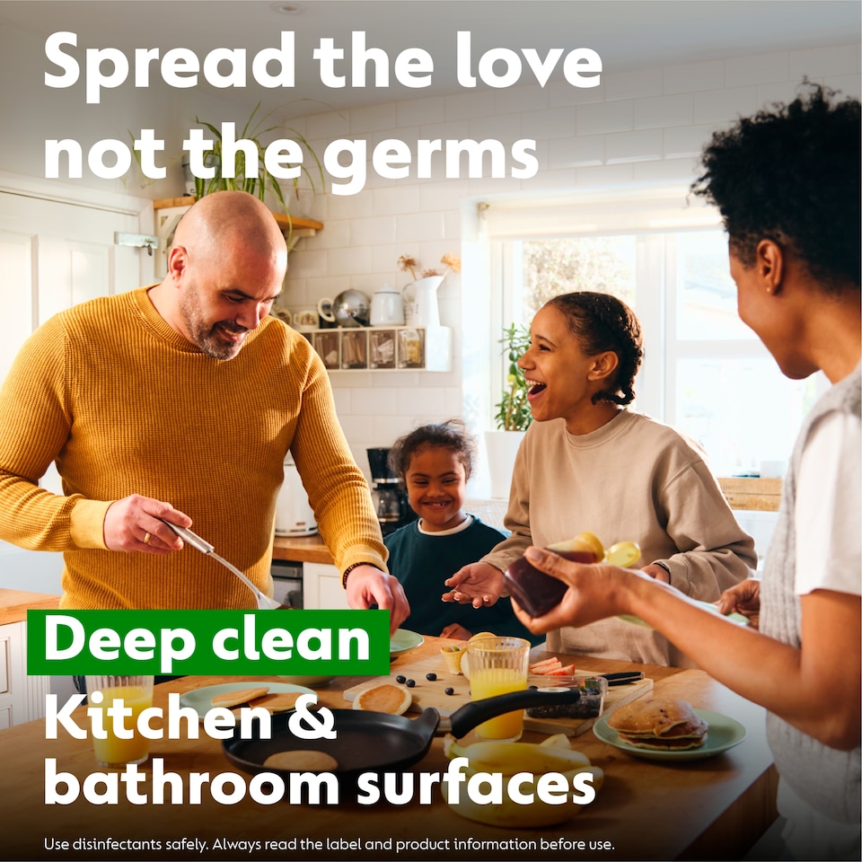 image 1 of Dettol Multi Purpose Cleaning Pomegranate & Lime 72 Wipes