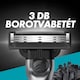 Gillette Mach3 Charcoal Férfi Borotvabetétek, 8 3 Pengés Borotvabetétek  3. kép