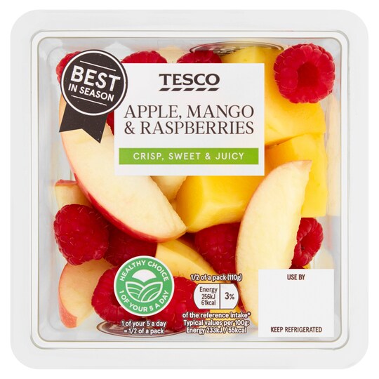 Tesco Seasonal Mango, Raspberry Apple 220G Tesco Groceries