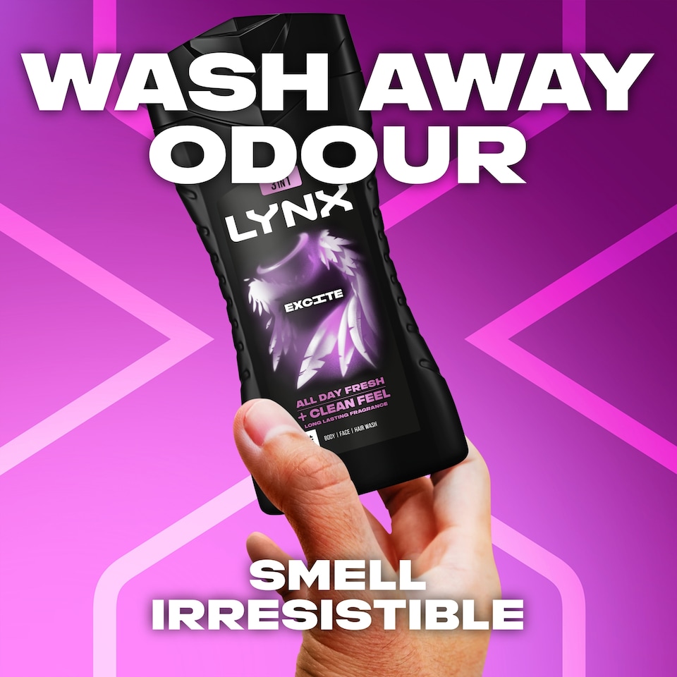 image 1 of Lynx Excite Bodywash Shower Gel 225ml