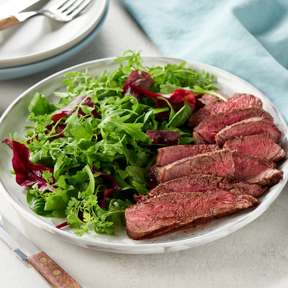 image 1 of Tesco Babyleaves Perfect Steak Hot & Fiery 70G