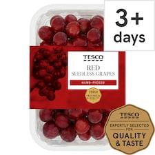 Tesco Red Seedless Grapes 500G