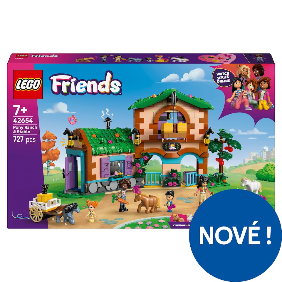 Obrázek 1 pro produkt LEGO Friends 42654 Ranč s poníky a stáj