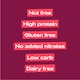 image 4 of Heck 6 Smoky Chicken Sausage Rashers 300g