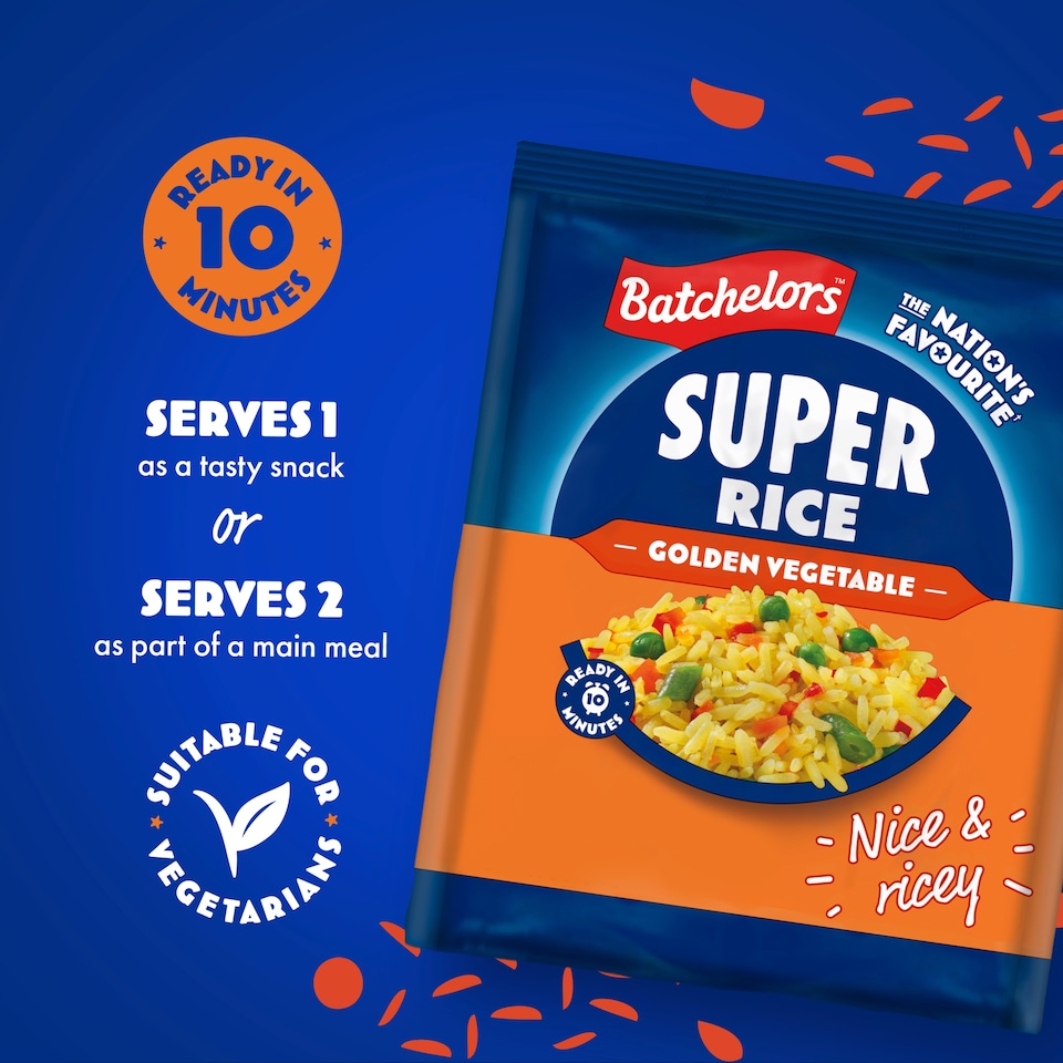image 1 of Batchelors Super Rice Golden Quick Cook 90G
