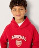 image 1 of Arsenal Cotton Rich Hoodie in Red
