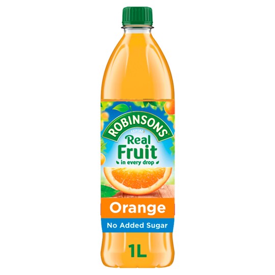 Robinsons Orange Squash No Added Sugar 1L Tesco Groceries