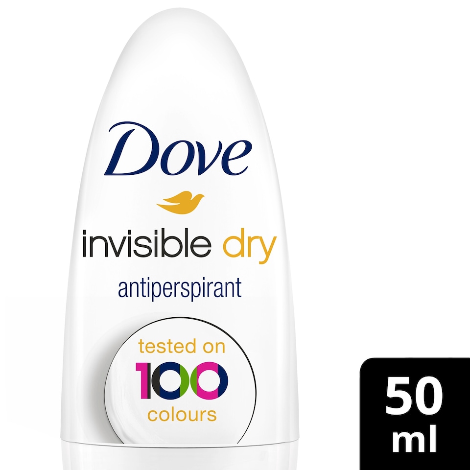image 1 of Dove Invisible Dry Roll-On Antiperspirant Deodorant 50Ml