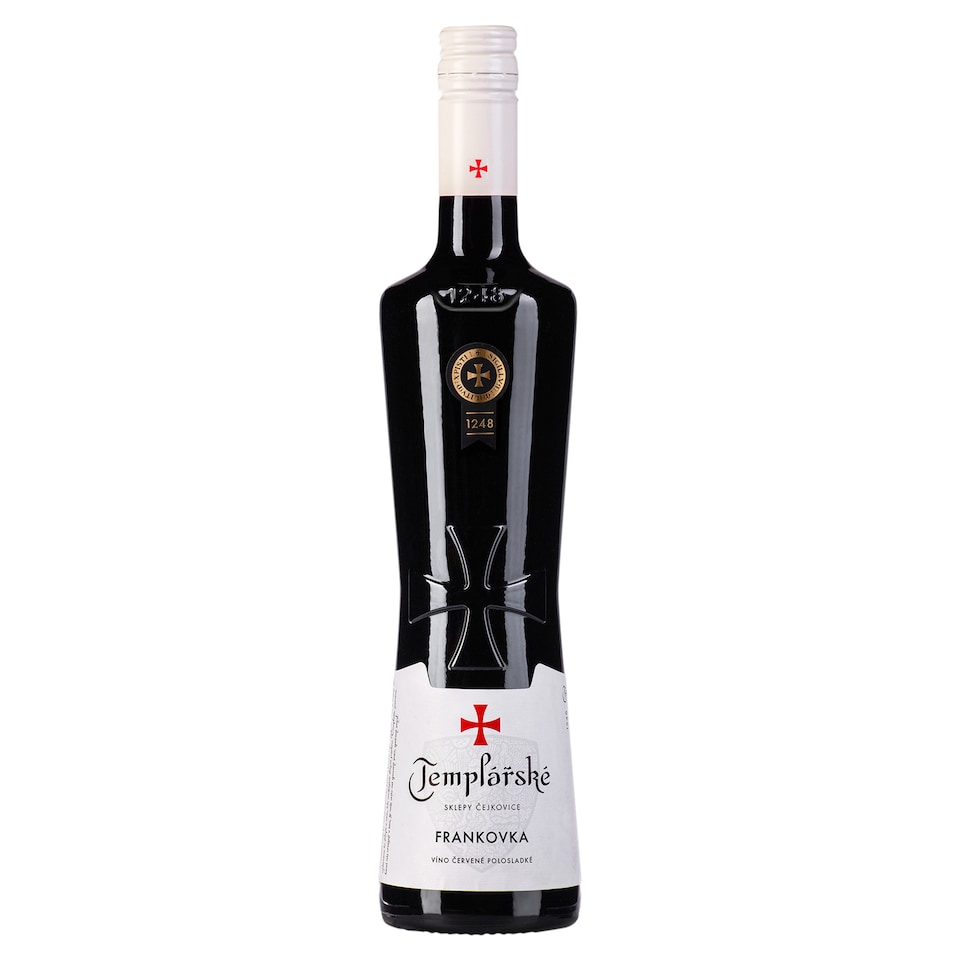 Templářské Sklepy Čejkovice Frankovka Semisweet Red Wine 0.75L