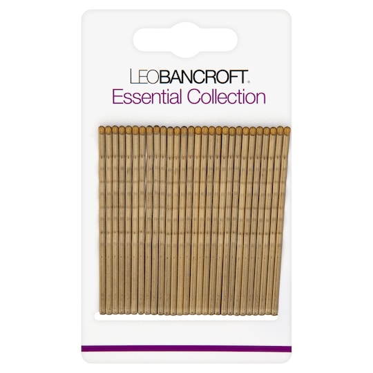Leo Bancroft Large Hair Grips Blonde 28Pk Tesco Groceries