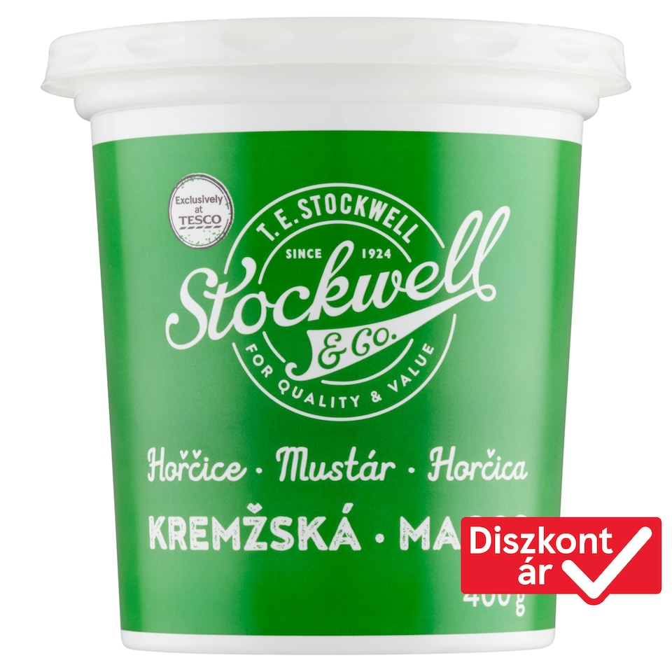 Stockwell & Co. magos mustár 400 g