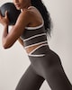 image 1 of F&F Active ULTRSTRETCH Contrast Cropped Vest in Grey