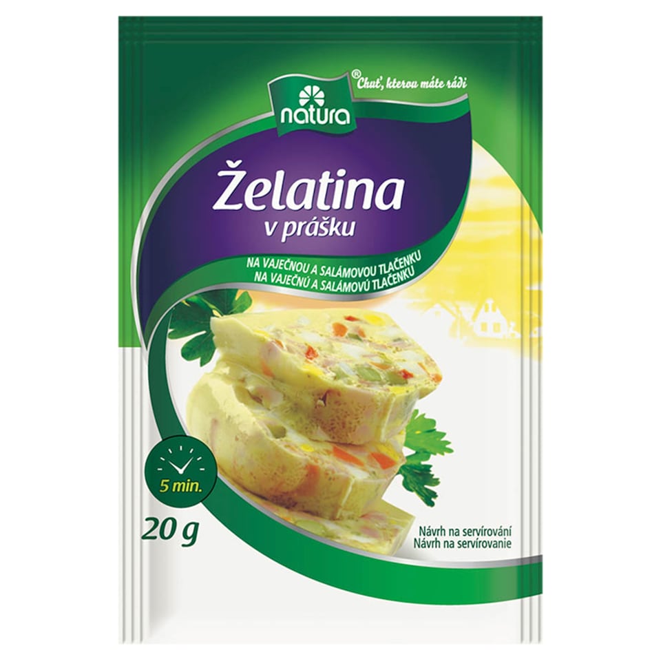 Natura Želatina v prášku na vaječnou a salámovou tlačenku 20g