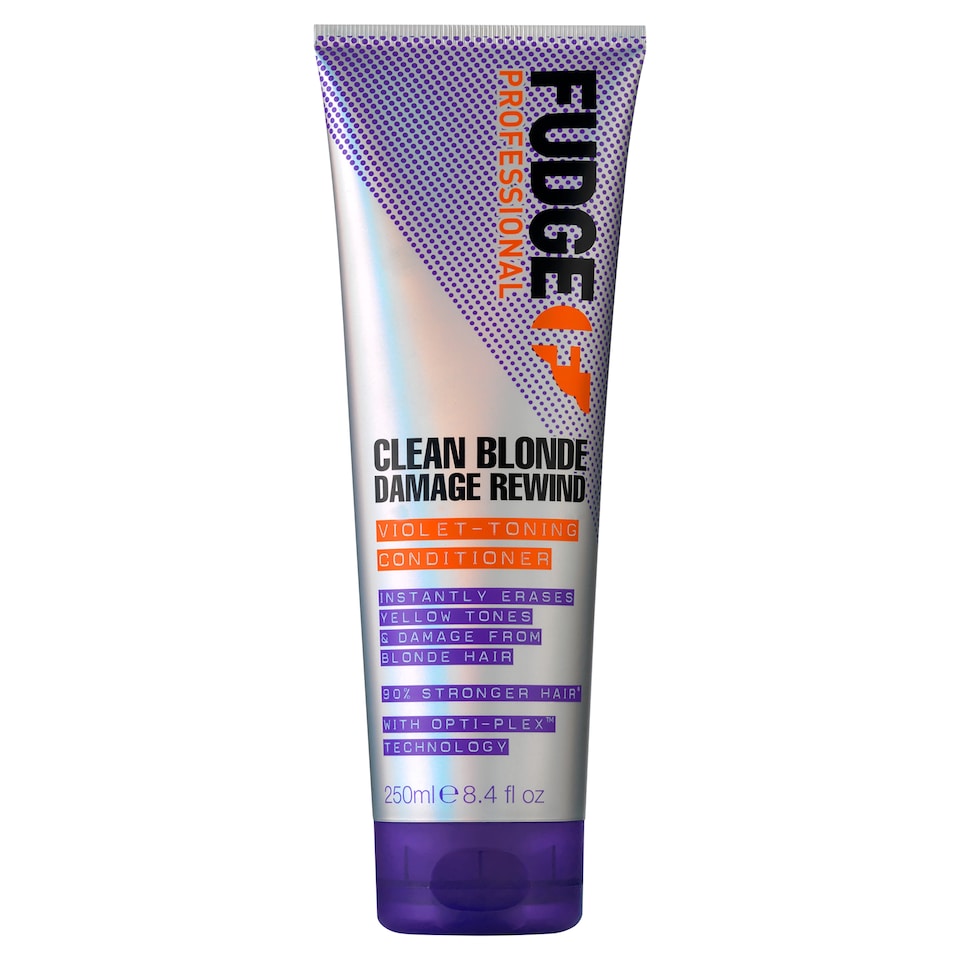 image 1 of Fudge Professional Clean Blonde Damage Rewind Violet-Toning Conditioner 250ml