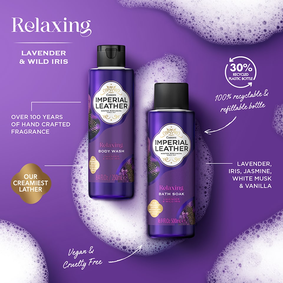 image 1 of Imperial Leather Lavender & Iris Bath Soak 500Ml