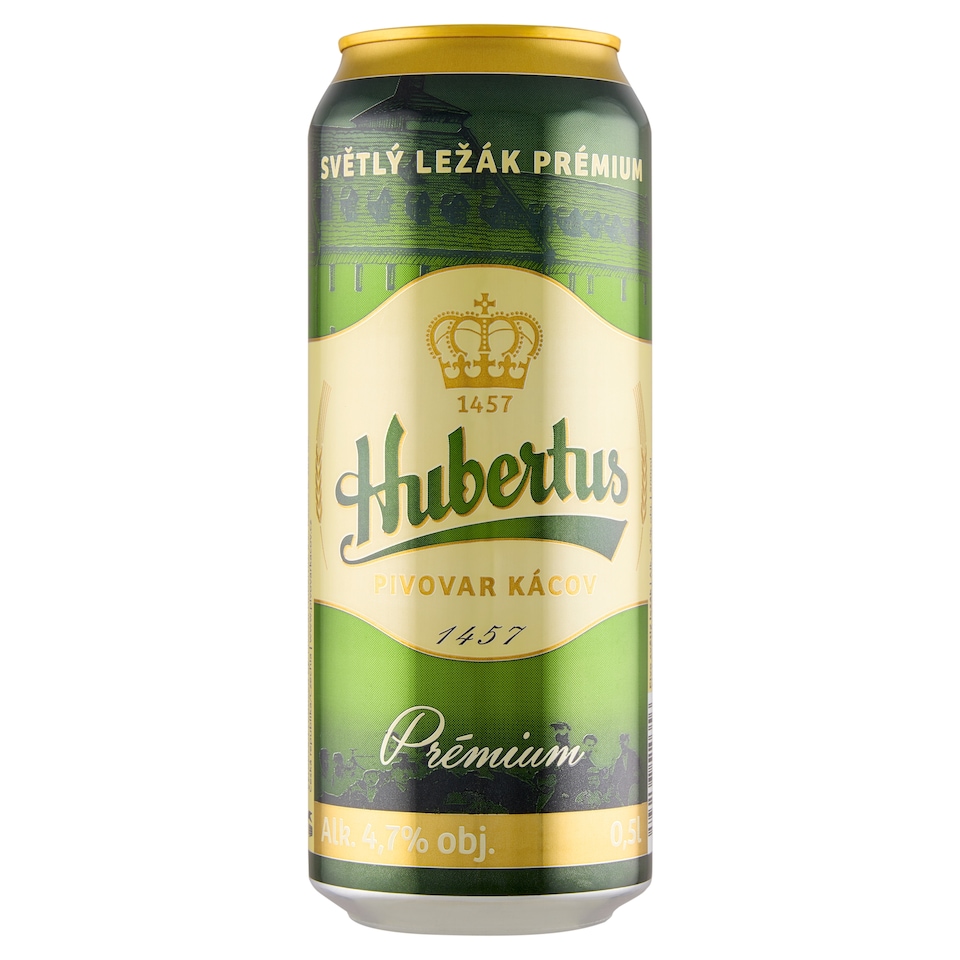 Obrázek 1 pro produkt Hubertus Světlý ležák prémium 500ml