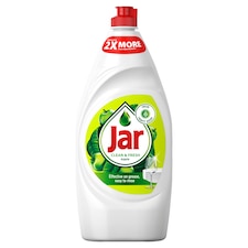 Jar Clean & Fresh Washing Up Liquid Apple For Sparkling Clean Dishes 900ML