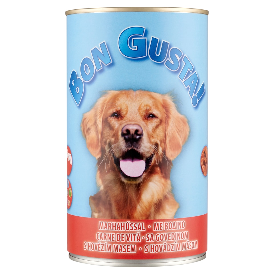 Bon Gusta! Complete Pet Food for Adult Dogs with Beef 1240 g