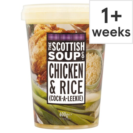 The Scottish Soup Co. Chicken & Rice 600G Tesco Groceries