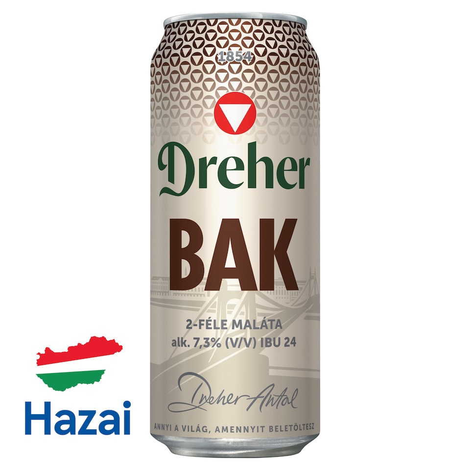 Dreher Bak minőségi barna sör 7,3% 0,5 l