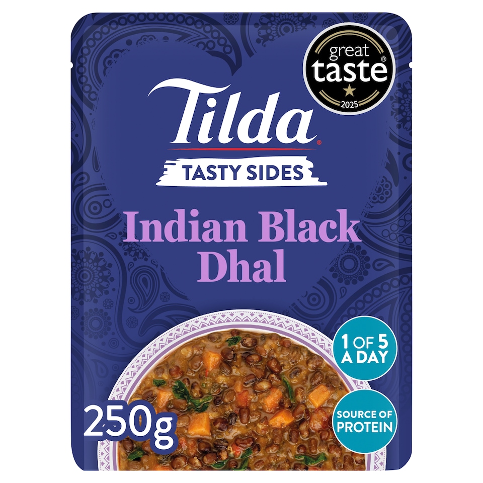 image 1 of Tilda Tasty Sides Indian Black Dhal 250g