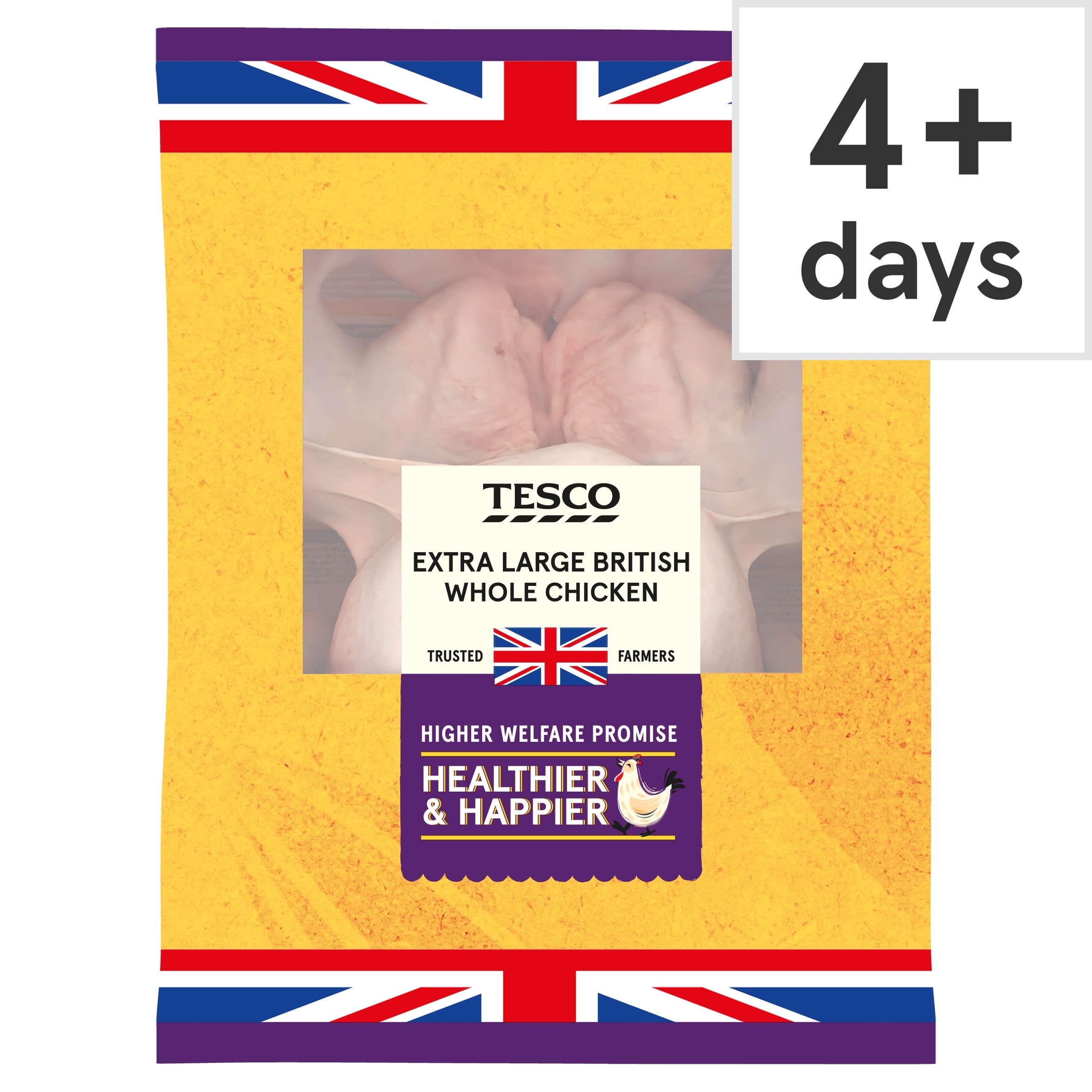 Tesco Extra Large Whole Chicken 2.1-2.6kg