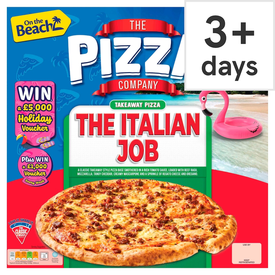 The Pizza Company The Italian Job Pizza 510g