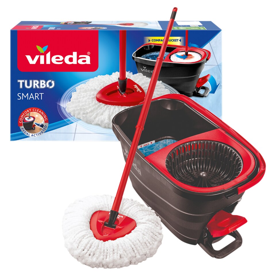 image 1 of Vileda Turbo Spin Mop