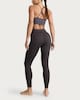 image 3 of F&F Active SEAMLESS High Waisted Leggings in Chocolate