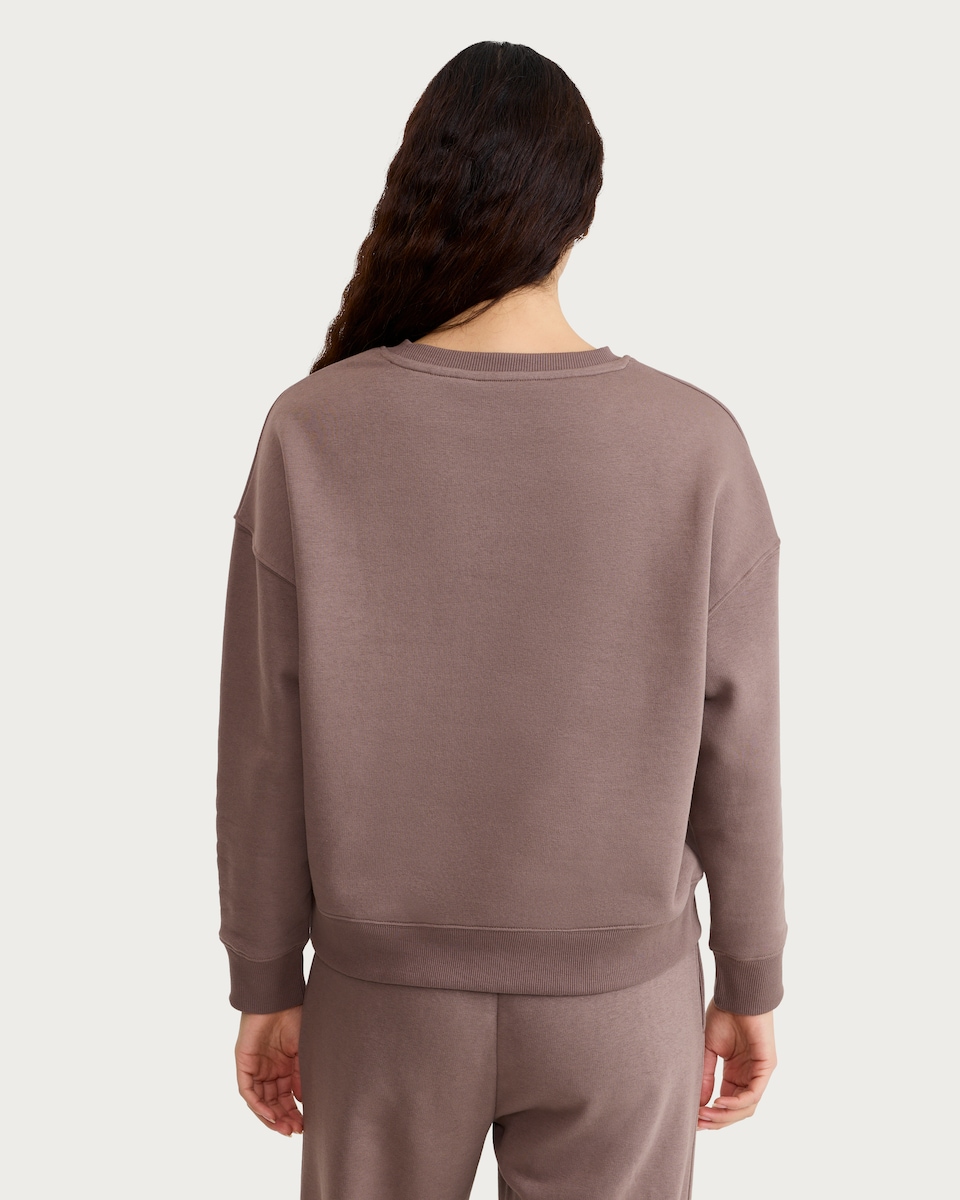 image 1 of F&F Active Cotton Rich Wide Leg Drawstring Joggers in Mink