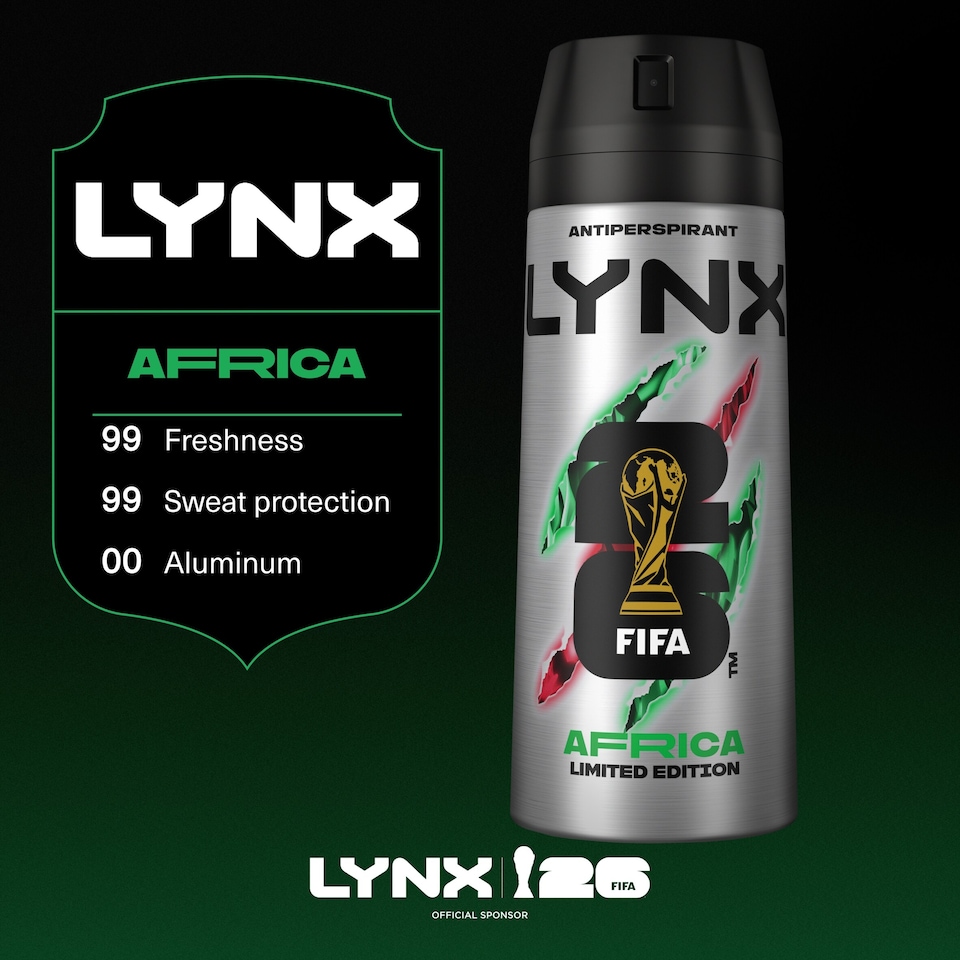 image 1 of Lynx Africa 72h Antiperspirant Deodorant for Men 150ml